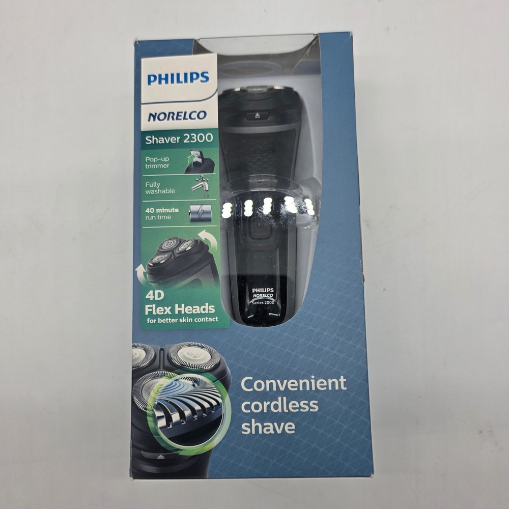Philips Norelco Shaver 2300 S1211/81 Rechargeable Cordless Electric Shaver New